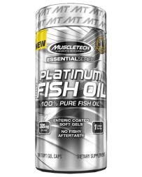 БАДы для мужчин и женщин Muscletech Platinum 100% Fish Oil  (100 капс)