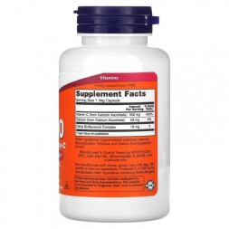 Отдельные витамины NOW C-500 Calcium Ascorbart-C  (100 капс)