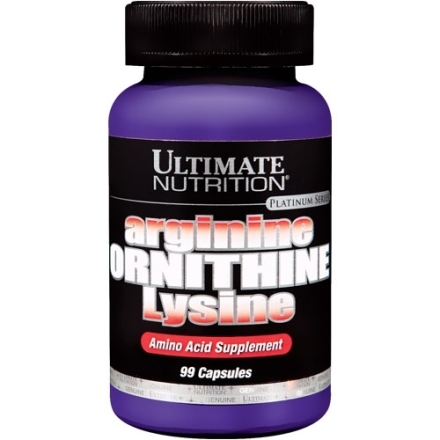 Аминокислоты в таблетках и капсулах Ultimate Nutrition Arginine Ornithine Lysine  (100 капс)