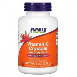 Комплексы витаминов и минералов NOW Vitamin C Crystals   (227g.)