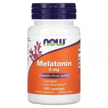 Мелатонин NOW Melatonin 3 мг  (180t.)